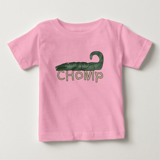Chomp las camisetas y los regalos del cocodrilo (Anverso)