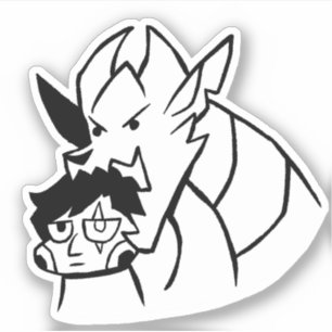 Chomp - Segundo Pegatina de contacto de vinilo