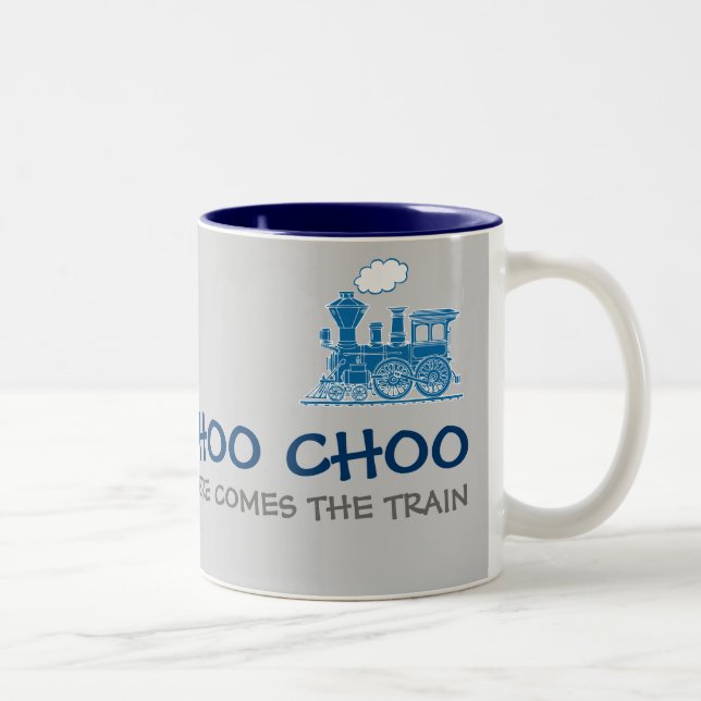 Choo Choo aquí viene la marina del tren y la taza  (Derecha)