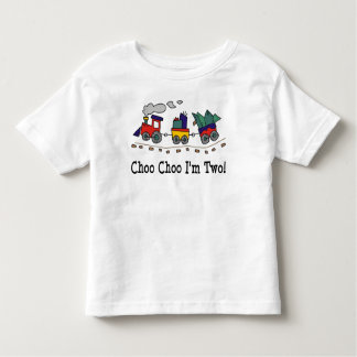 Choo Choo soy camiseta de dos cumpleaños