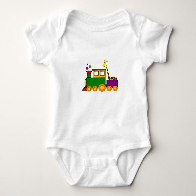 Choo-Choo Train Baby Jersey Bodysuit (Anverso)
