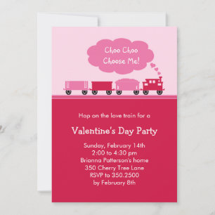 Choo Tren la invitación de San Valentín