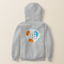 Choose ANY team colors w jersey number soccer