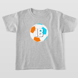 Choose ANY team colors w jersey number soccer