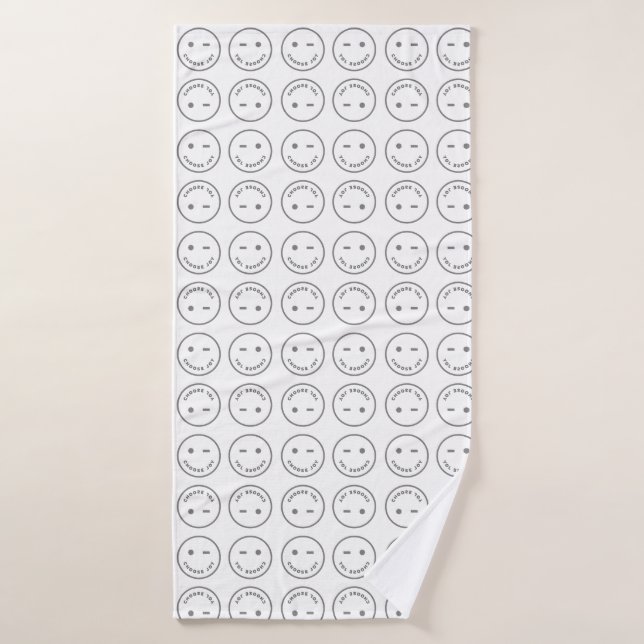 Choose Joy - Smile Wink (Toalla de baño)