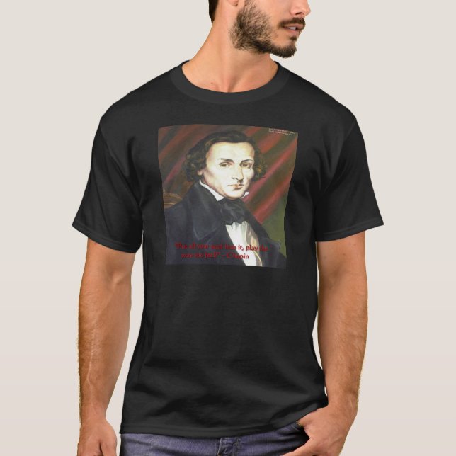 Chopin Cómo Tocar Regalos Tarjetas y Camisetas (Anverso)
