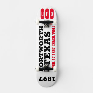 Choque de patineta OVNI Fort Worth Texas