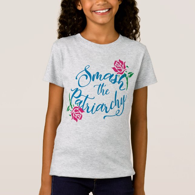 Choque la camiseta del chica del patriarcado (Anverso)