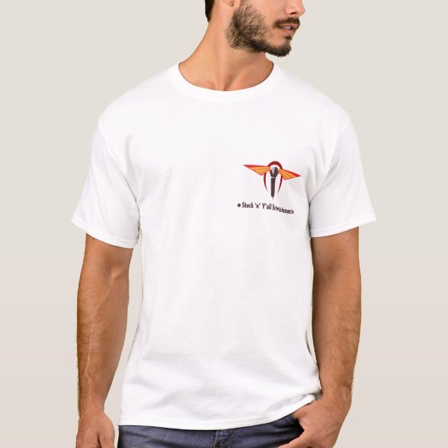Choque "n" usted camiseta del entretenimiento (Anverso)