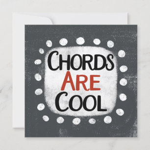 Chords son tarjeta de felicitación de Guay
