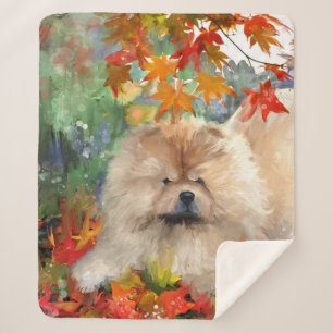 Chow BLISS AUTUMN - Manta sherpa diseñadora de 3