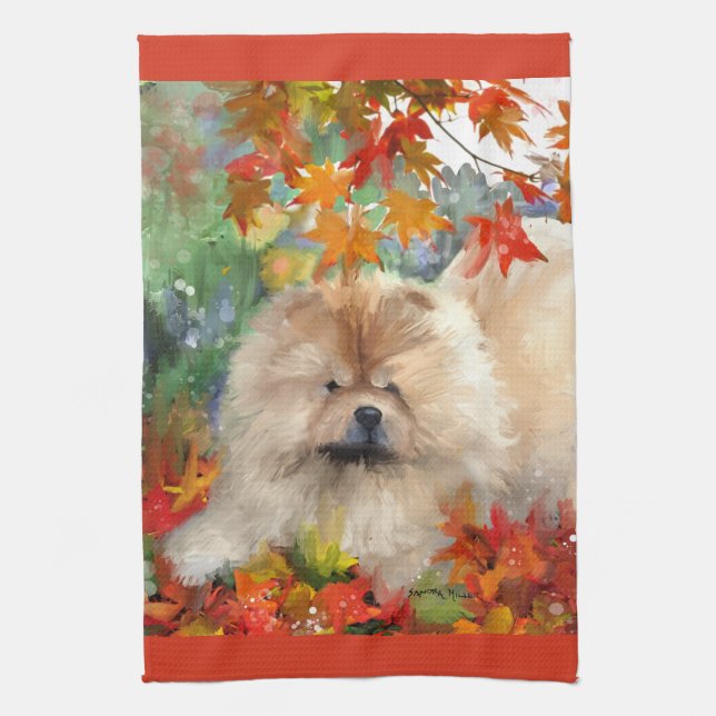 CHOW BLISS AUTUMN - Toallas de cocina (Vertical)