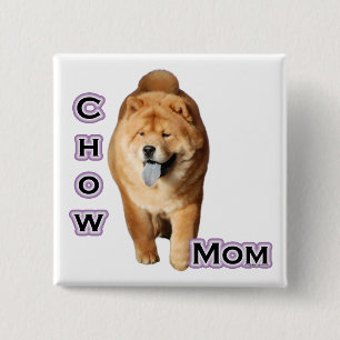 Chow Chow Mom 4 - Botón