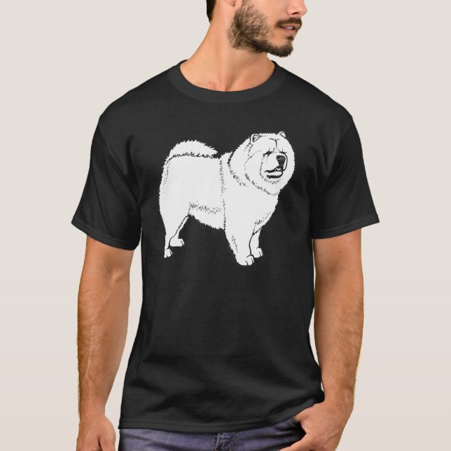 Chow Chow Perro Raza Camisetas Regalo Para Perros  (Anverso)