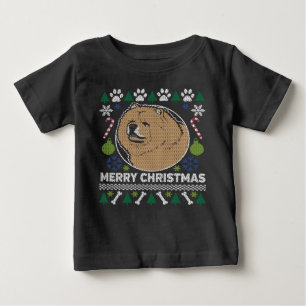 Chow Chow Perro Raza Navidades feos Suéter