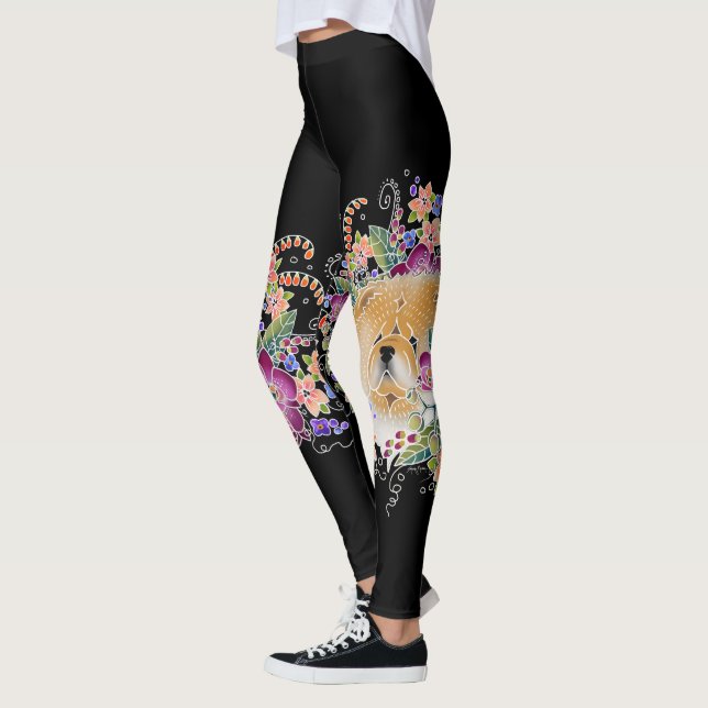 CHOW DE BAILE DE JARDÍN - El arte es  leggings ALT (Izquierda)