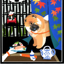 CHOW SUSHI Furoshiki paño de envoltura o bandana