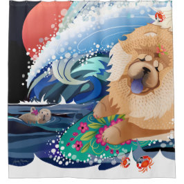 CHOWABUNGA - Chow - Cortina de ducha o espectáculo