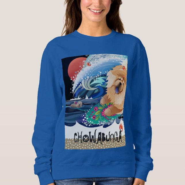 CHOWABUNGA - Chow  - mejor en camisetas oscuras o  (Anverso)