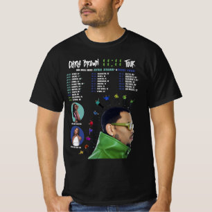 Chris 111 Tour 2024 camiseta Brown 2024