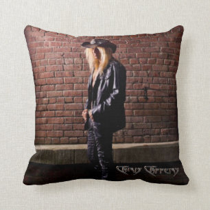 Chris Caffery de pie por el Cojín decorativo de p