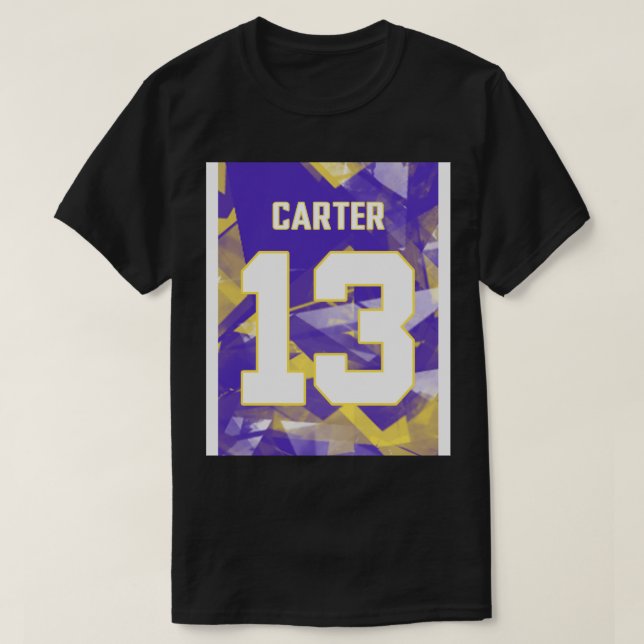 CHRIS CARTER JERSEY (Diseño del anverso)