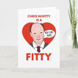 Chris Whitty es un Fitty - Tarjeta de Felicitación