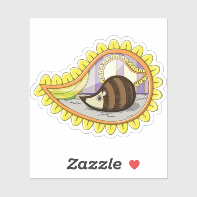 Chrissy, la Pegatina del concurso de edgehog (Hoja)