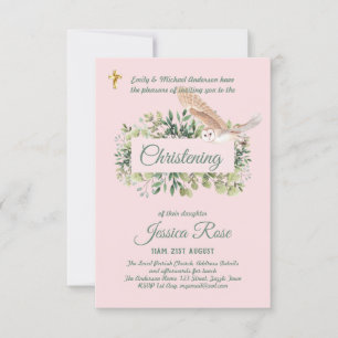 Christening Chicas De Lechuza De Woodland Invita A