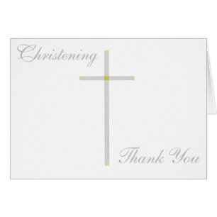 Christening Cross Gracias Cartas