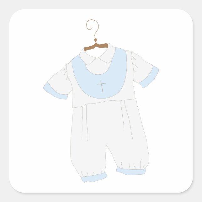 Christening Gown Pegatinas (Anverso)