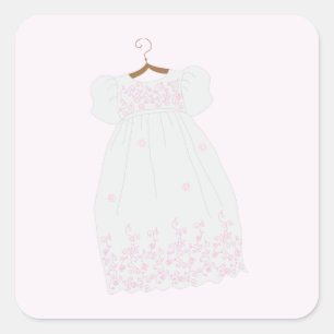 Christening Gown Pegatinas