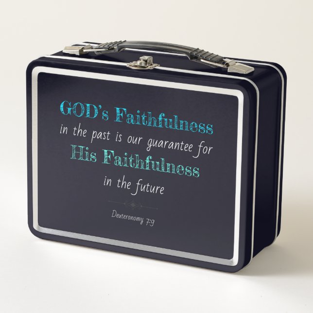 Christian Faith Inspirador: La fidelidad de DIOS (Anverso)