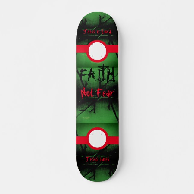 Christian Faith Jesus Skateboard (Anverso )
