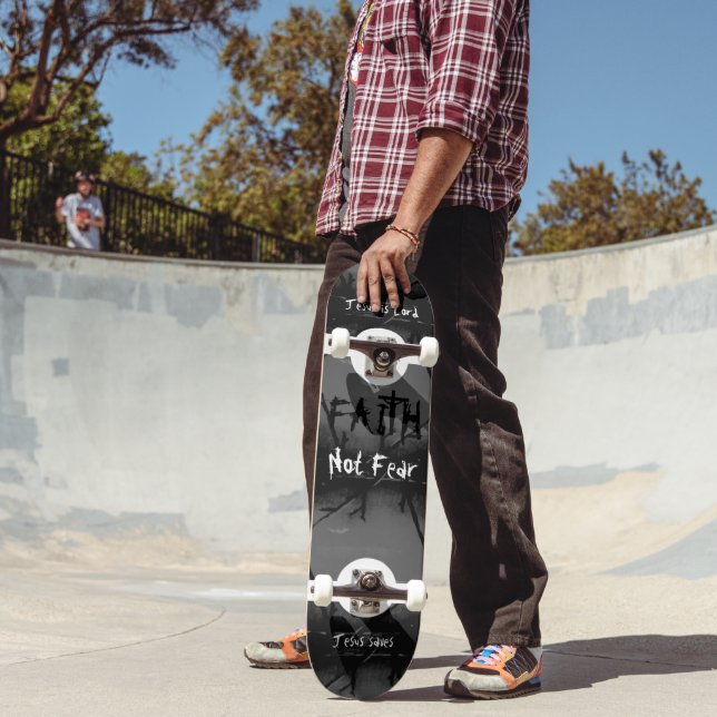Christian Faith Jesus Skateboard (Exterior 2)