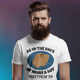 CHRISTIAN LLEVA LOS DÍAS DE NOAH Y MUCHAS camiseta
