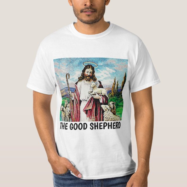 CHRISTIAN TEES JESÚS LA BUENA CAMISETA DE SHEPHERD (Anverso)