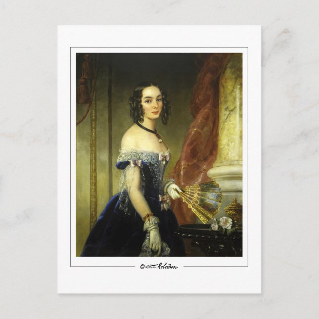 Christina Robertson #26 - Postales Bellas Artes (Anverso)