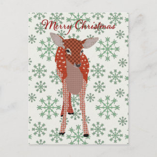 Christine de la tarjeta postal del copo de nieve v