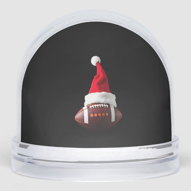 Christmas American Football Ball Santa Hat (1) (Anverso)
