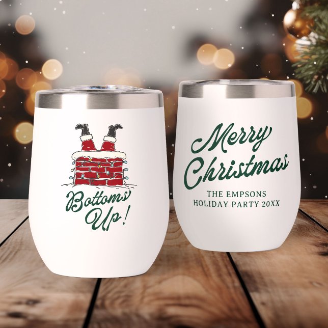 Christmas “Bottoms Up”Santa Chimney Funny Holiday (Subido por el creador)