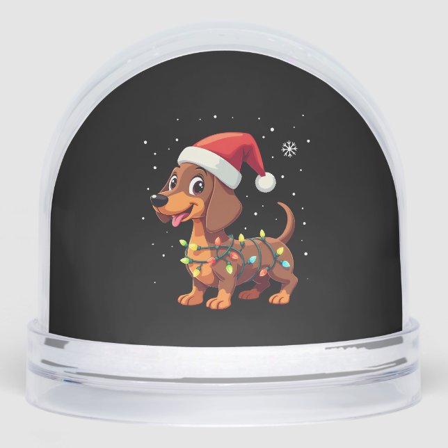 Christmas Dog Dachshund Santa Xmas Wiener 3 (Anverso)