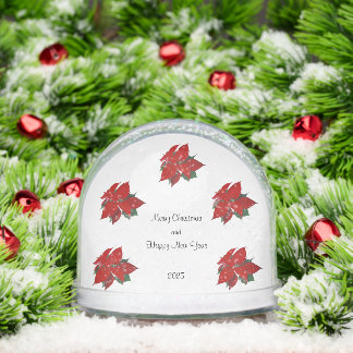 Christmas Elegant Poinsettia Pattern 
