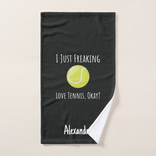 Christmas Gift Ideas For Tennis Players Funny  (Toalla de mano)