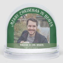Christmas In Heaven Memorial Snow Globe