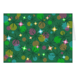 Christmas Lights greetings card