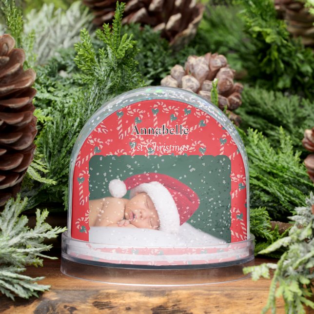 Christmas Love Candy Canes Baby Photo (Invierno)