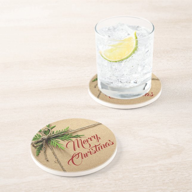 “Christmas Package” posavasos (Lado)