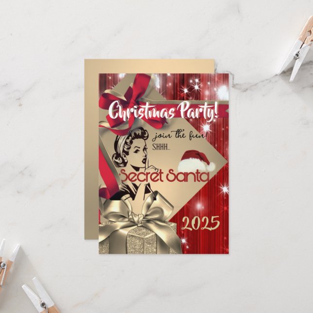 Christmas party secret santa (Anverso/Reverso In Situ)