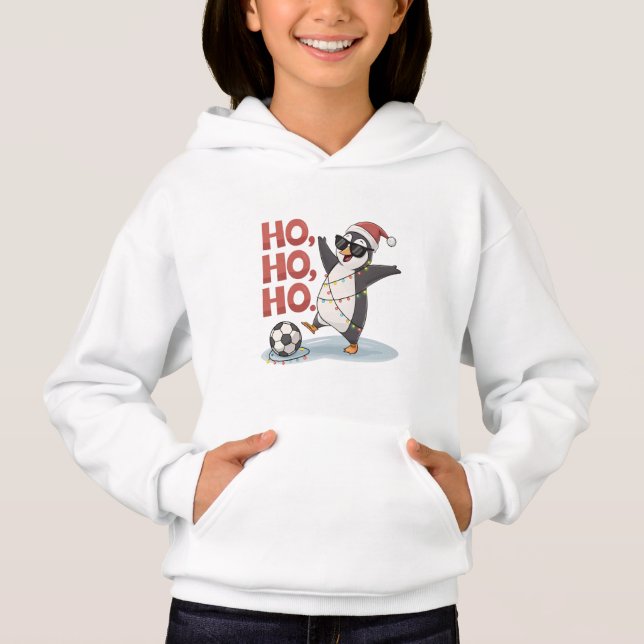 Christmas Penguin with Lights and Santa Hat playin (Anverso)